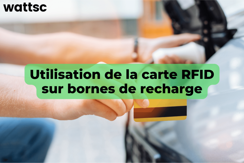 Utilisation de la carte RFID sur bornes de recharge