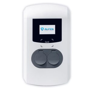 ALFEN Borne de recharge double Eve - 2x (3,7 à 22kW) -10-32A - Réglable - 3G UMTS RFID MID - Type 2