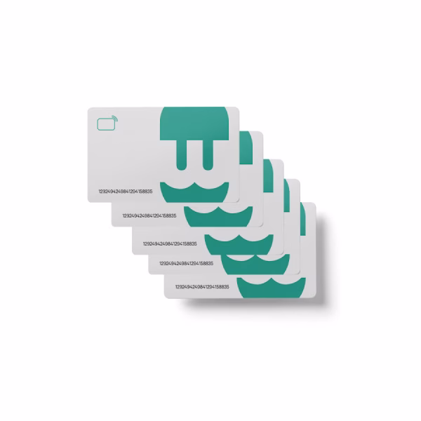 Cartes RFID - compatibles WALLBOX uniquement - pack de 5 cartes