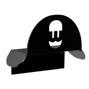 WALLBOX Support de câble mural noir