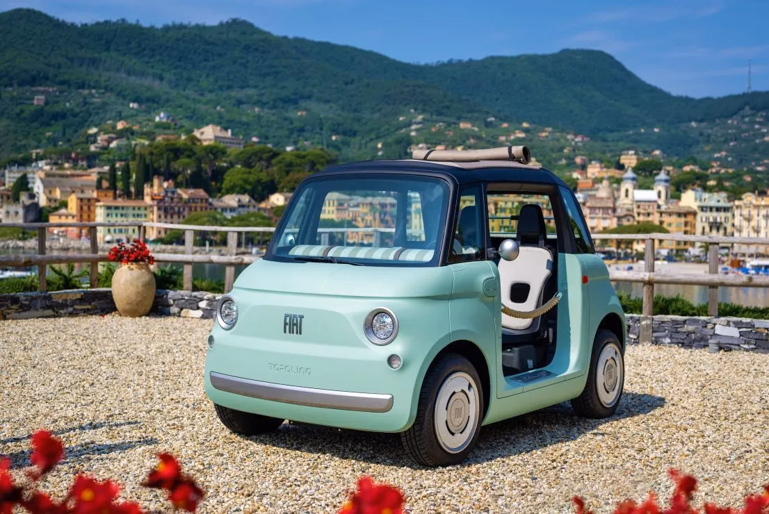 Découvrez la nouvelle Fiat Topolino EV, un véhicule électrique adorable qui vous fera fondre