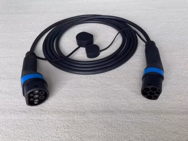 Câble de charge 5 mètres type 2 Top qualité triphasé 16A à 11kW - avec sac de rangement offert – Image 3