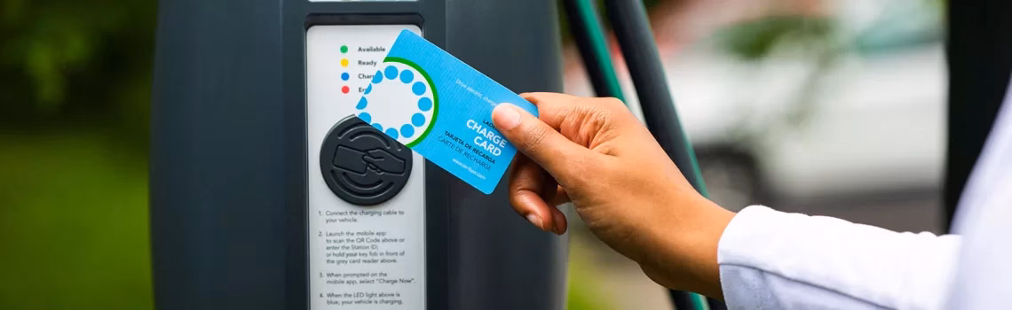 Utilisation de la carte RFID sur bornes de recharge