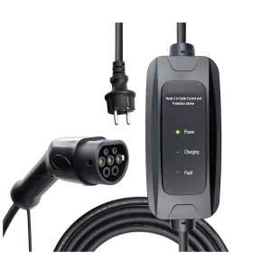Chargeur Mobile - Type 2 avec Fiche Schuko 16A - 5 Mètres