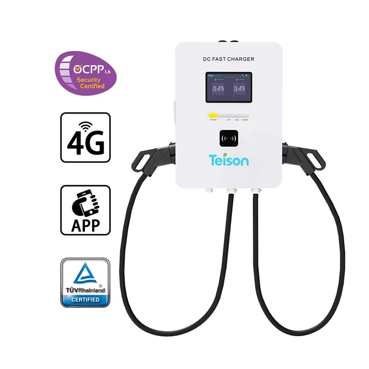Station de recharge rapide DC 40kW avec 2 pistolets CCS1/2 - TS-EDW040 – Image 4