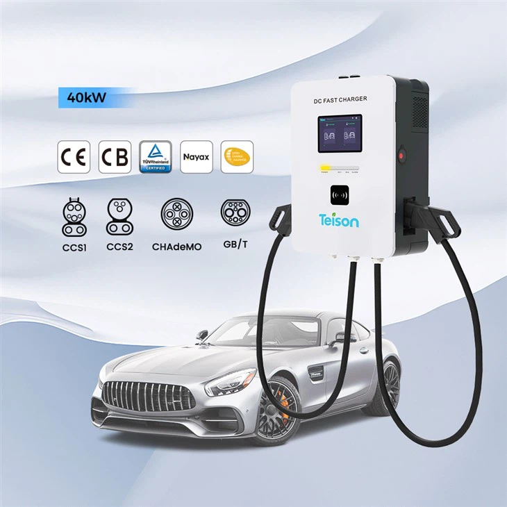 Station de recharge rapide DC 40kW avec 2 pistolets CCS1/2 - TS-EDW040 – Image 5