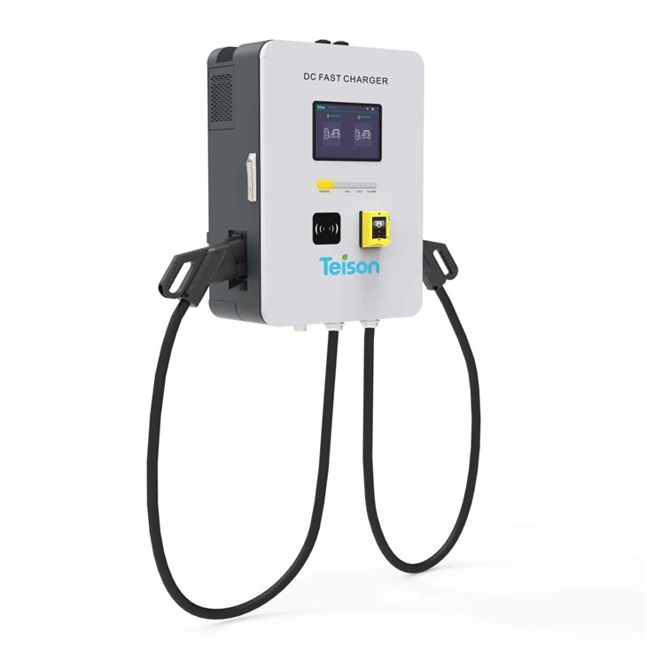 Station de recharge rapide DC 40kW avec 2 pistolets CCS1/2 - TS-EDW040