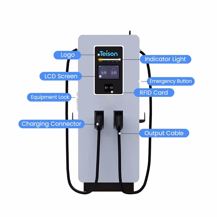 Station de recharge rapide DC 60KW OCPP - TS-EDW060 - Teison – Image 2