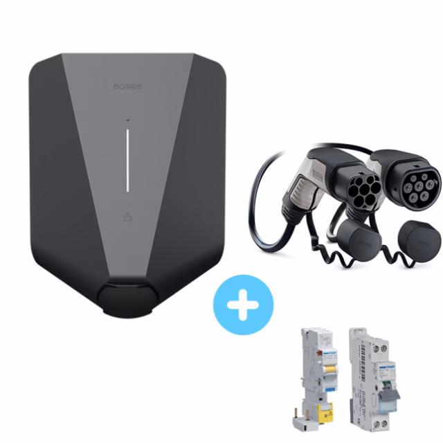 EASEE Charge Core - Borne de recharge 22kW - Triphasé - Wifi - 4G inclus