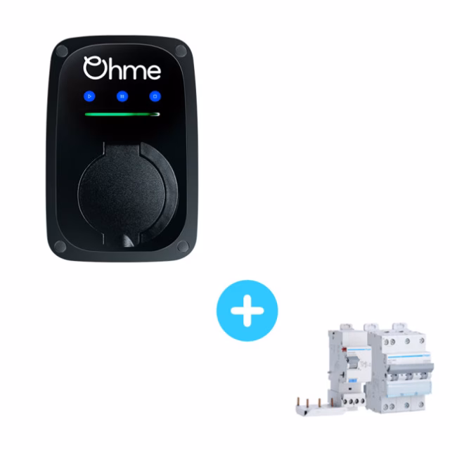 Ohme Borne de Recharge ePod 22 kW triphasé - type2 - 4G intégré - délestage inclus