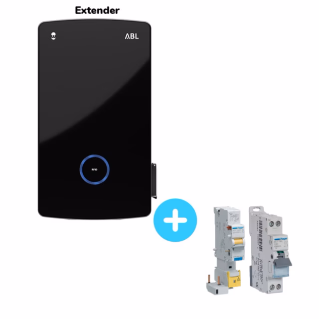 Wallbox ABL borne de recharge EM4 7.4 kW - 22 kW Single - T2S - WiFi 4G - OCPP - NFC-15118